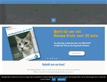 Tablet Screenshot of hetblauwekruiskust.be